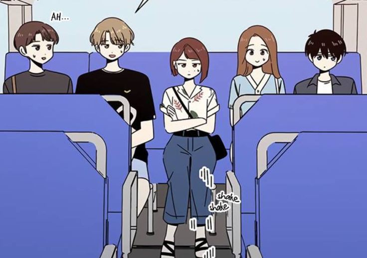 2girls, 3boys, ahoge, black_eyes, black_hair, black_jacket, black_shirt, blonde_hair