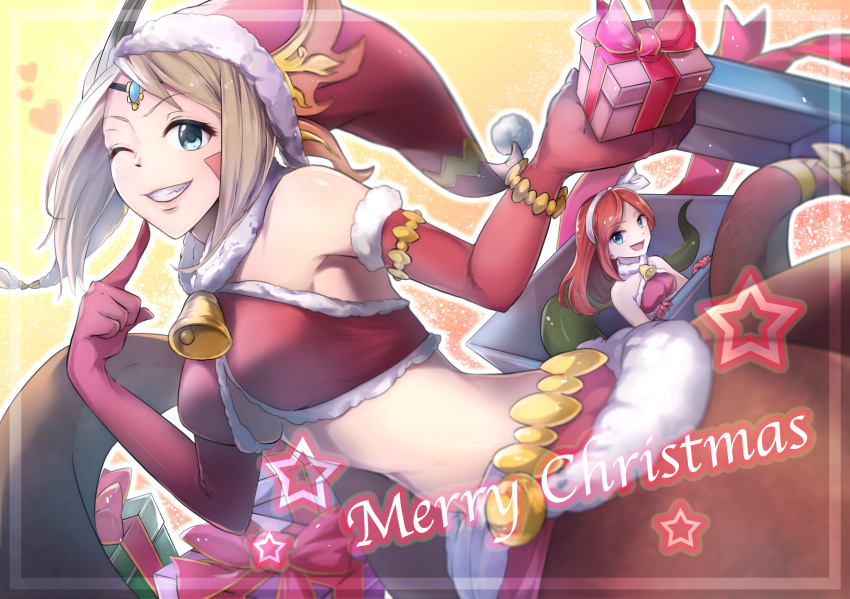 blue_eyes, echidna_(p&amp;d), giant, giantess, gloves, grin, hat, highres