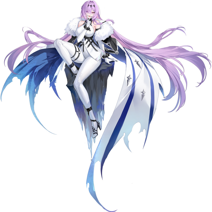 1girl, azur_lane, bare_shoulders, braid, breasts, chain, coat, elbow_gloves