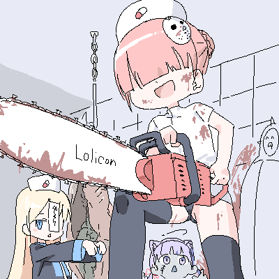 3girls, ^_^, ^q^, alternate_costume, animal_ear_hairband, animal_ears, black_jacket, black_thighhighs