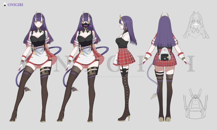 1girl, absurdly_long_hair, absurdres, between_breasts, blunt_bangs, boots, breasts, bustier