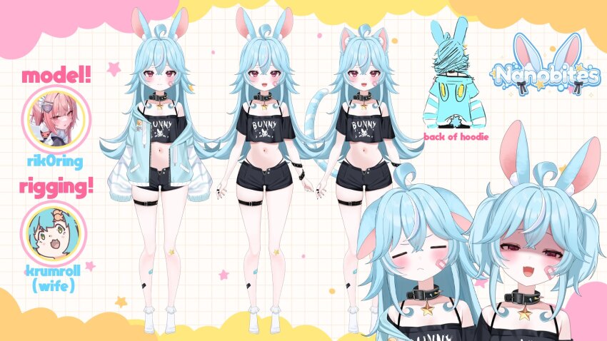 1girl, :d, =_=, ahoge, alternate_animal_ears, alternate_hairstyle, animal_ear_fluff, animal_ears