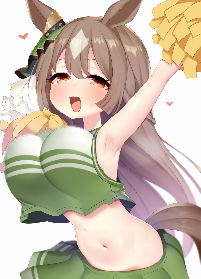 1girl, absurdres, alternate_costume, animal_ears, arm_up, armpits, bare_shoulders, braid