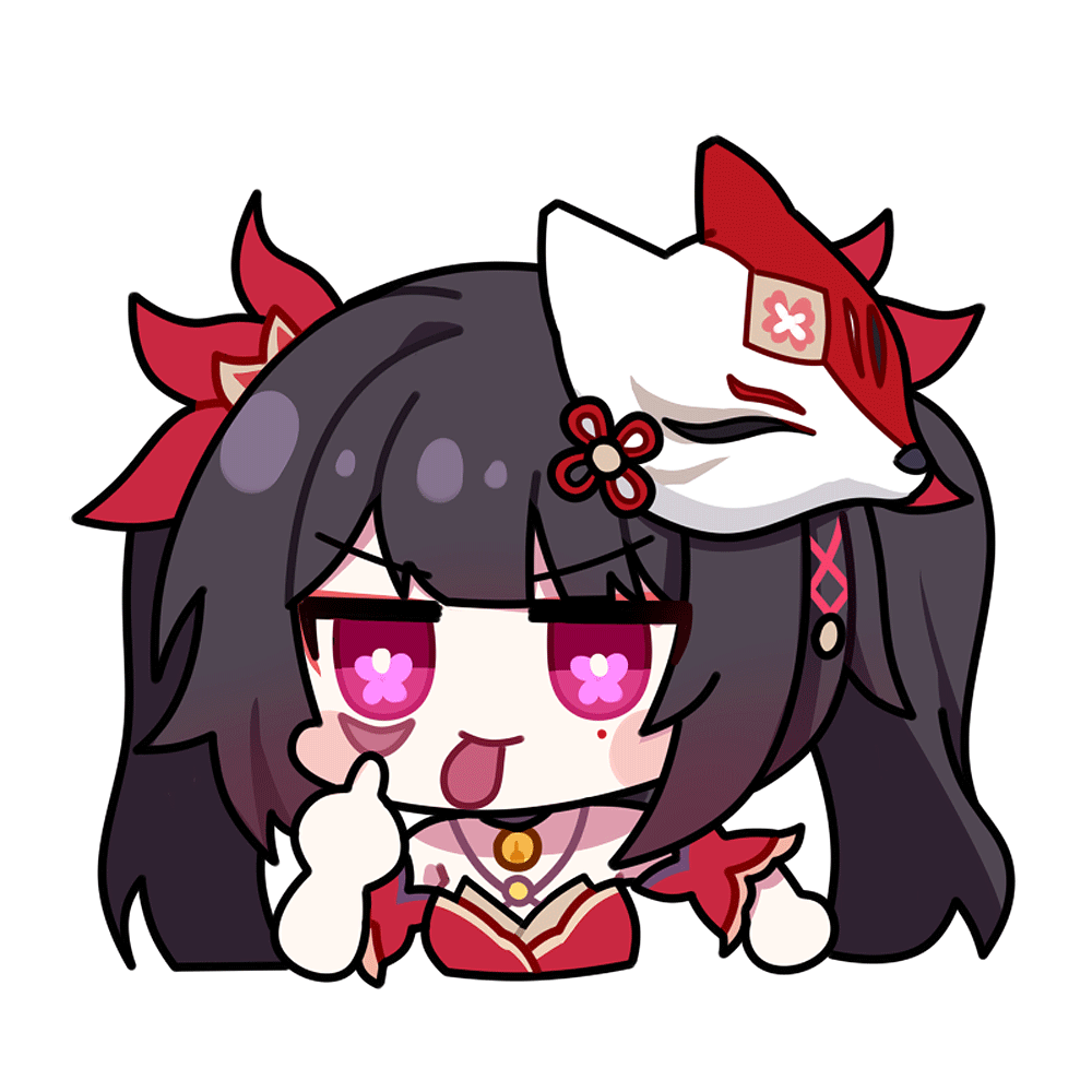 1girl, :p, akanbe, animated, animated_gif, bare_shoulders, bell, black_choker