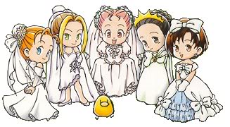 5girls, elli_(bokujou_monogatari), harvest_moon, karen_(bokujou_monogatari), lowres, mary_(bokujou_monogatari), multiple_girls, official_art, popuri_(bokujou_monogatari), ran_(bokujou_monogatari)