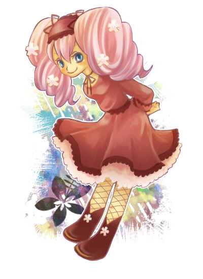 artist_request, blue_eyes, harvest_moon, pink_hair, roomi_(bokujou_monogatari), tagme