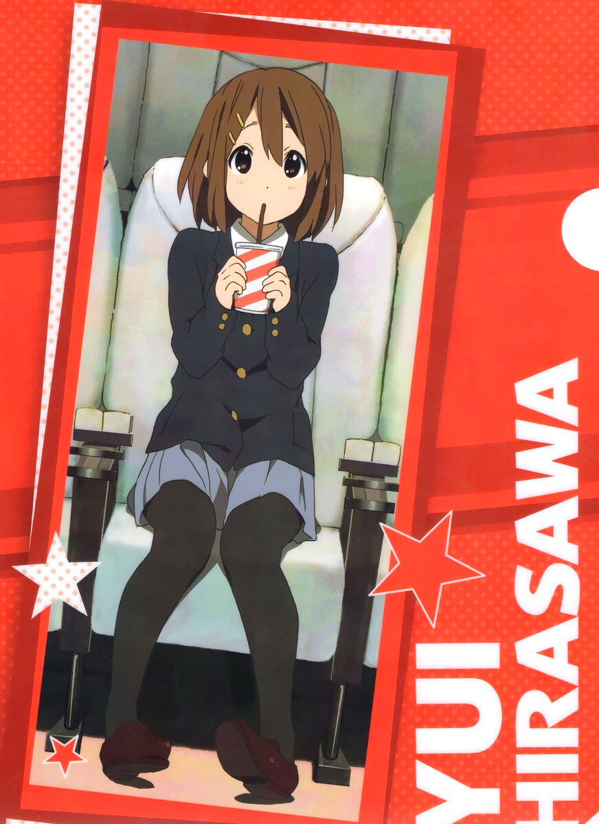 1girl, brown_eyes, brown_hair, clear_file_(medium), cup, disposable_cup, drinking, english_text