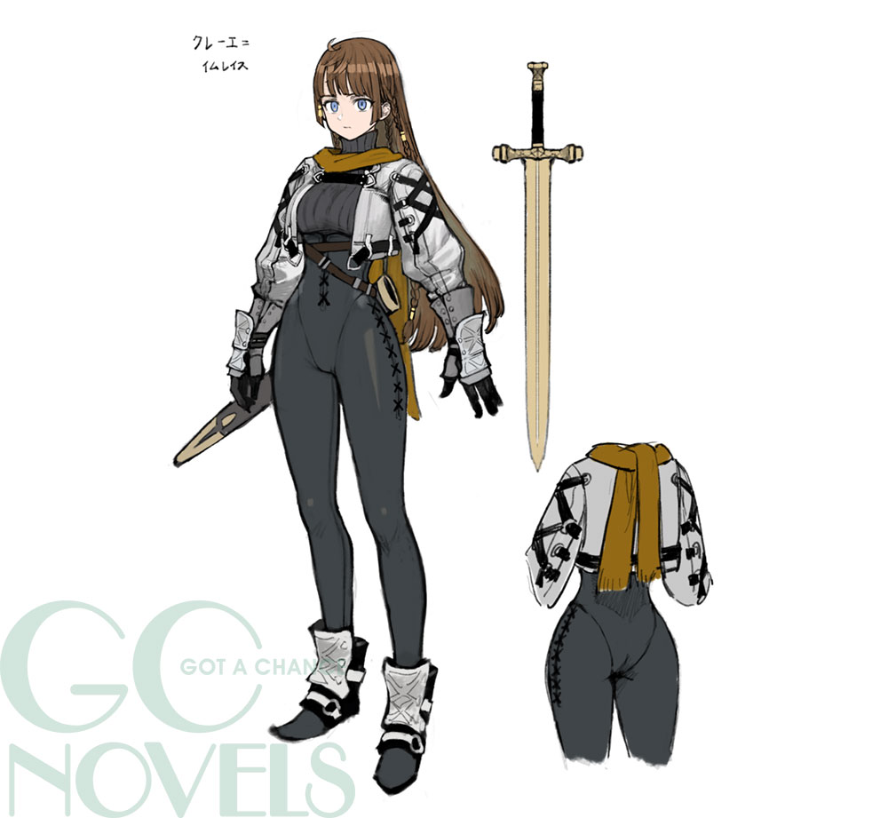 1girl, arms_at_sides, black_bodysuit, black_footwear, black_sweater, blue_eyes, bodysuit, braid