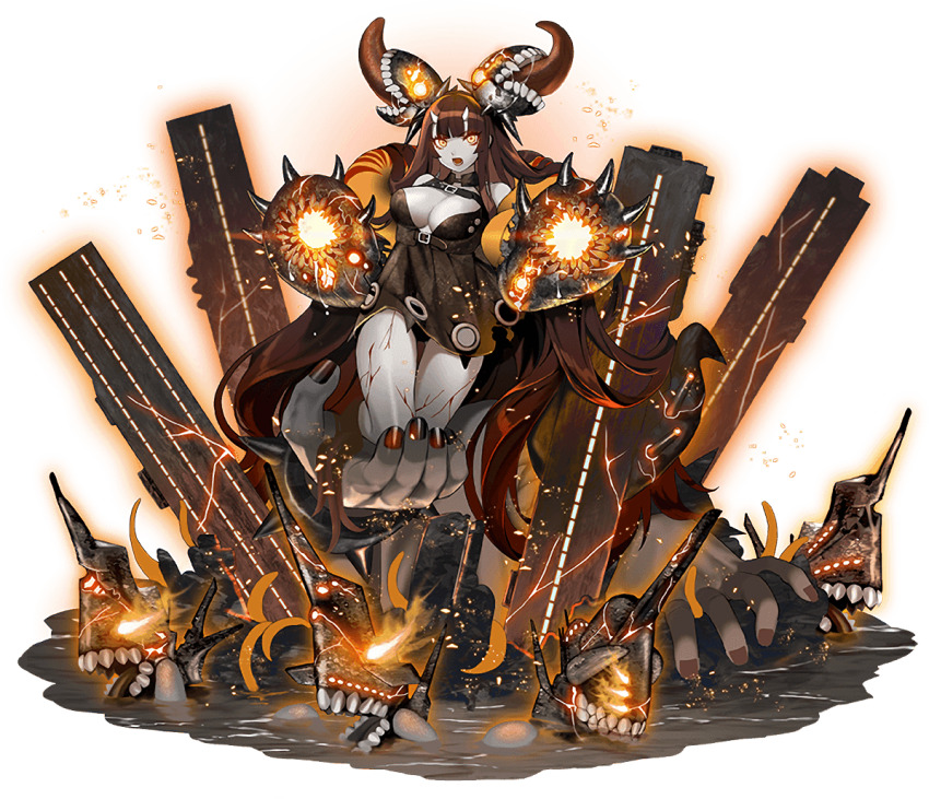 1girl, abyssal_ship, artist_request, atoll_aircraft_carrier_anchorage_princess, bare_shoulders, black_dress, black_hair, black_panties