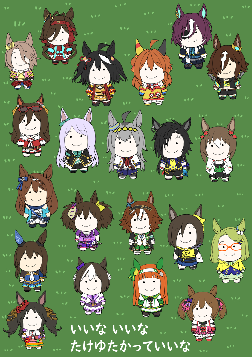 6+girls, absurdres, admire_vega_(starry_nocturne)_(umamusume), admire_vega_(umamusume), ahoge, air_groove_(empress_road)_(umamusume), air_groove_(umamusume), air_messiah_(inherited_hope)_(umamusume)