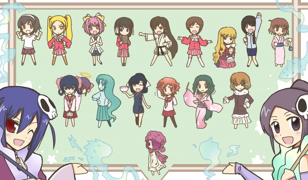 6+girls, aoyama_mio, ayukawa_tenri, elysia_de_lute_ima, everyone, goido_yui, haibara_nanaka, haqua_d'rot_herminium