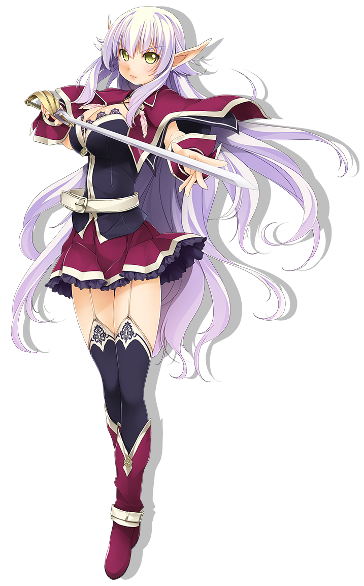 1girl, atelier-moo, belt, black_bustier, boots, breasts, bustier, cleavage