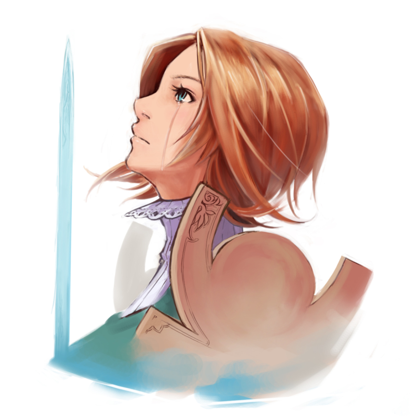 1girl, armor, bad_id, bad_pixiv_id, blue_eyes, brown_hair, final_fantasy, final_fantasy_tactics