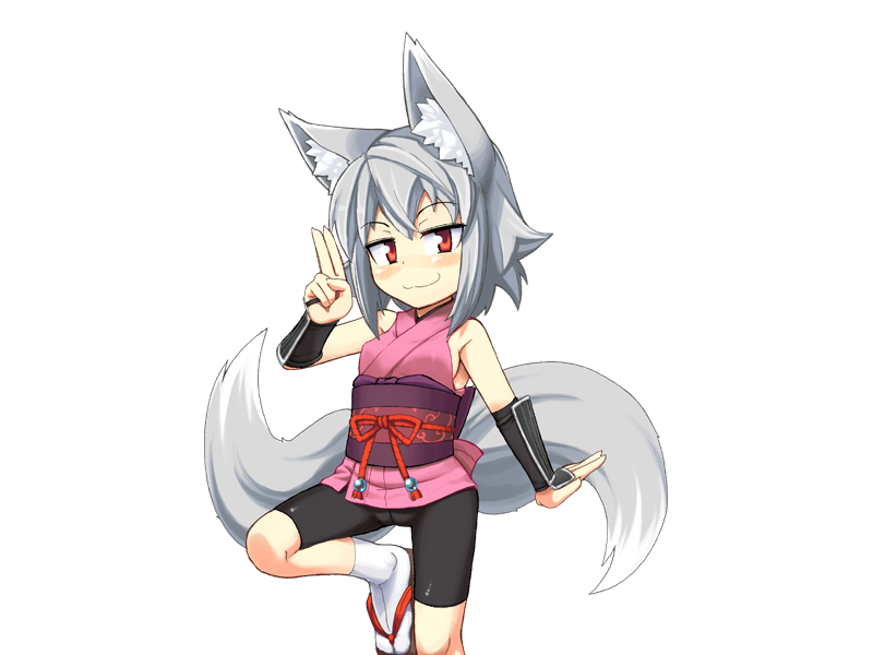 1girl, :3, animal_ear_fluff, animal_ears, bike_shorts, black_shorts, black_sleeves, blush