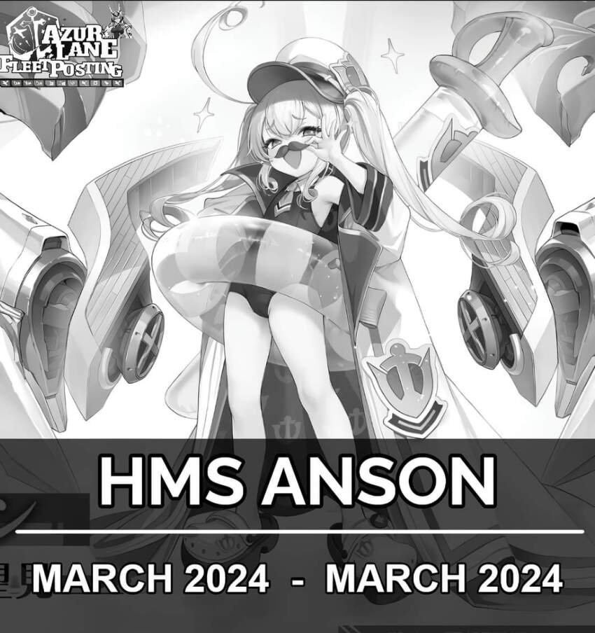 anson_(azur_lane), azur_lane, blue_hair, crocs, cunny_(meme), facial_hair, floater_(floater80012059), meme, mustache, non-web_source, school_swimsuit, ship, smug, swimsuit, third-party_edit, twintails, watercraft