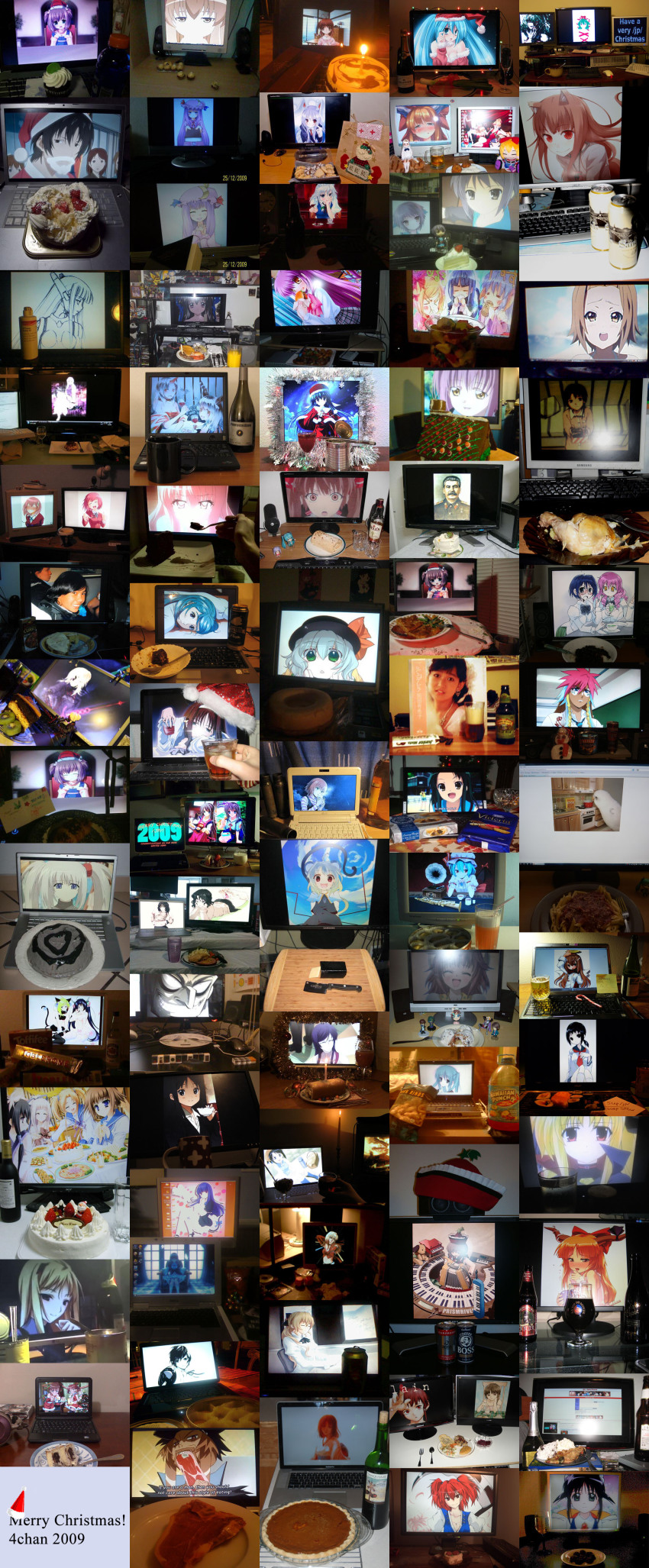 00s, 2009, 2d_dating, 4chan, 6+girls, absurdres, akagi, akiyama_mio