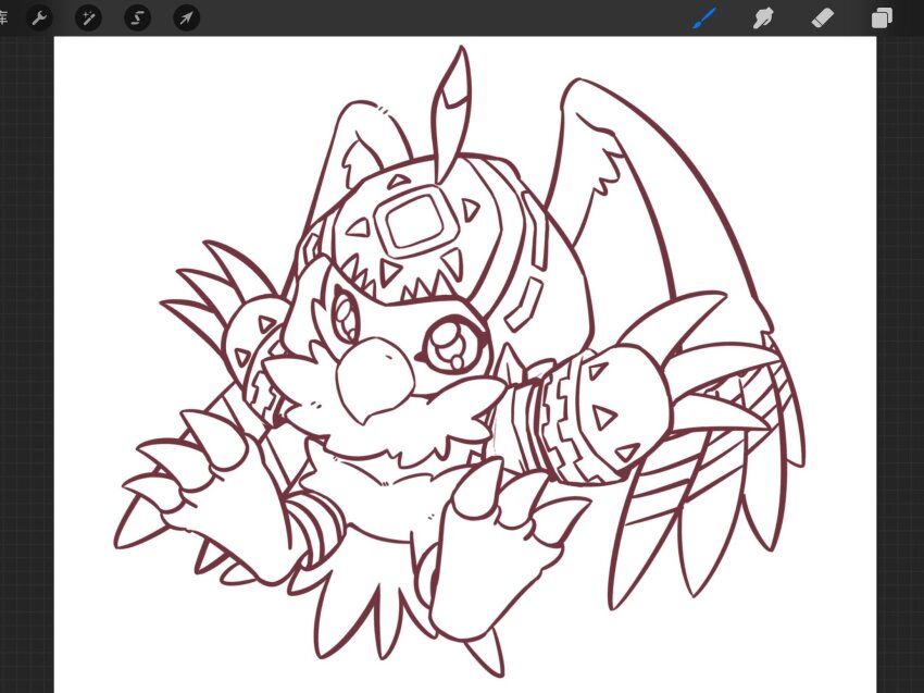 beak, claws, cosplay, digimon, digimon_(creature), garudamon, garudamon_(cosplay), highres