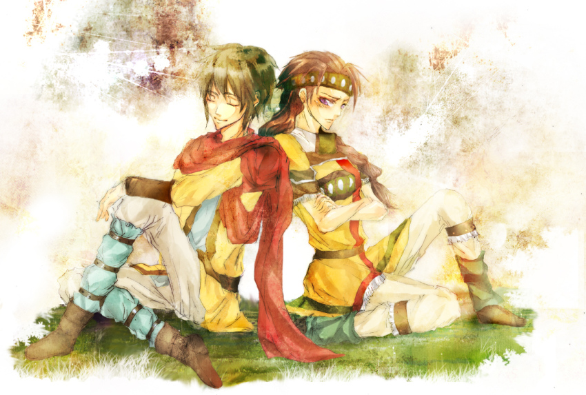 1boy, 1girl, ayda, black_hair, brown_eyes, brown_hair, cape, couple