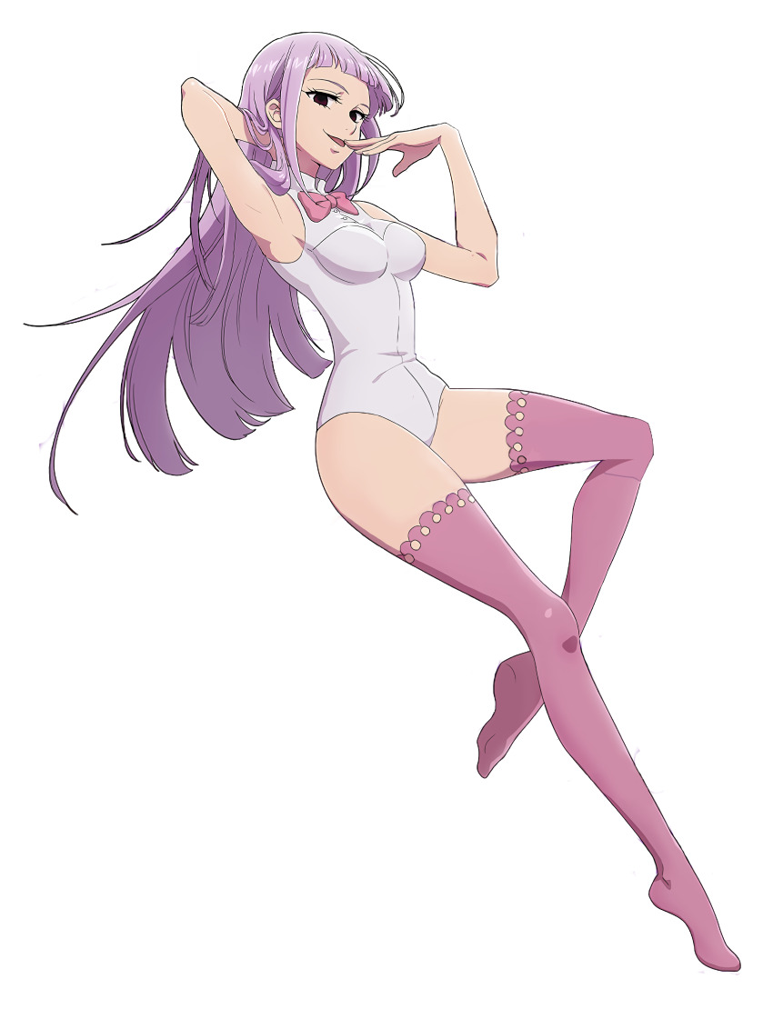 1girl, absurdres, arm_up, armpits, boots, breasts, highres, large_breasts