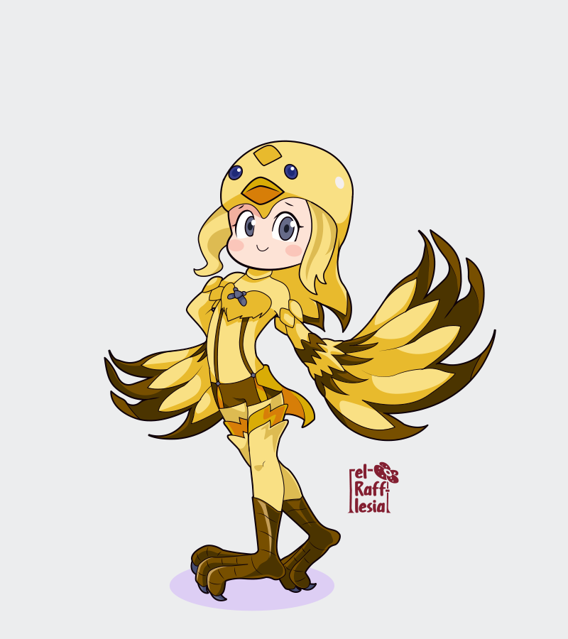 bird_hat, duel_monster, feathered_wings, harpy, helmet, lyrilusc_-_beryl_canary, monster_girl, non-web_source, shorts, smile, solo, winged_arms, wings, yu-gi-oh!