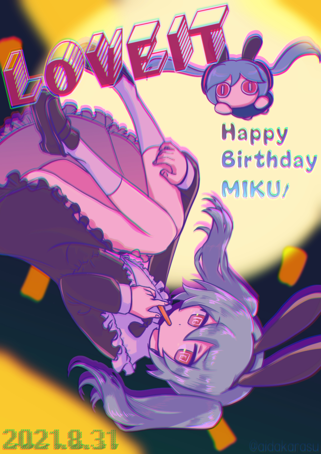 1girl, @_@, aida_karasu, animal_ears, black_bow, black_bowtie, black_dress, black_shoes