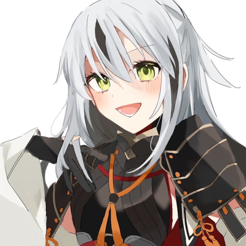 1girl, black_hair, breasts, fate/grand_order, fate_(series), green_eyes, hair_between_eyes, highres