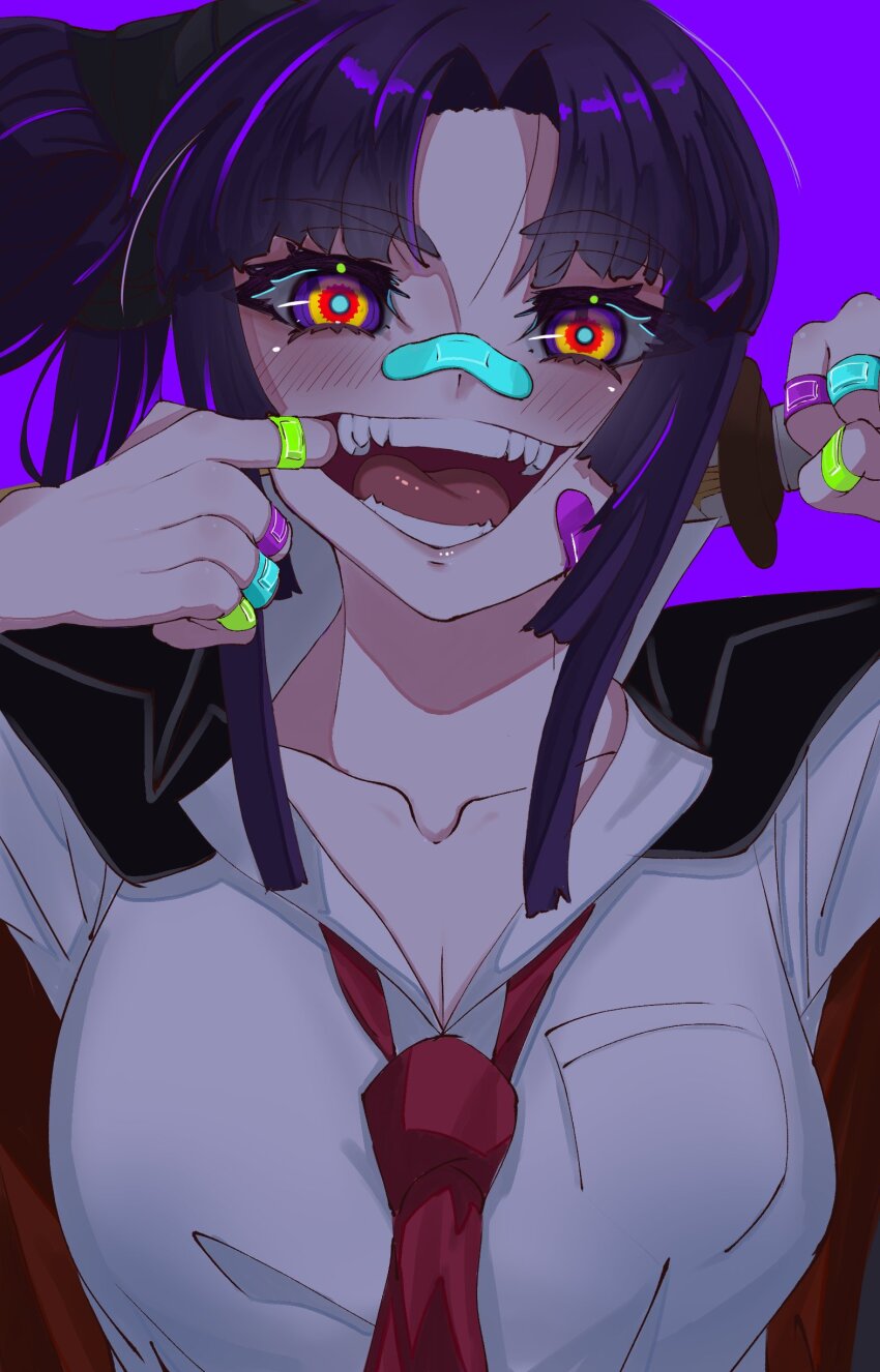 1girl, absurdres, bandaid, bandaid_on_face, bandaid_on_hand, bandaid_on_nose, black_hair, bokken