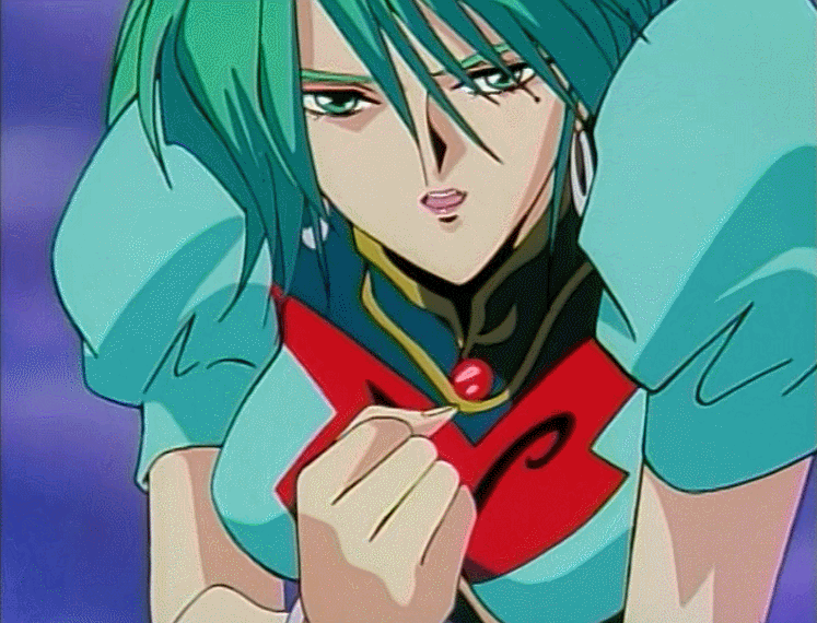 1990s_(style), 1girl, animated, animated_gif, anju_(kishin_douji_zenki), ass, bare_legs, bracelet