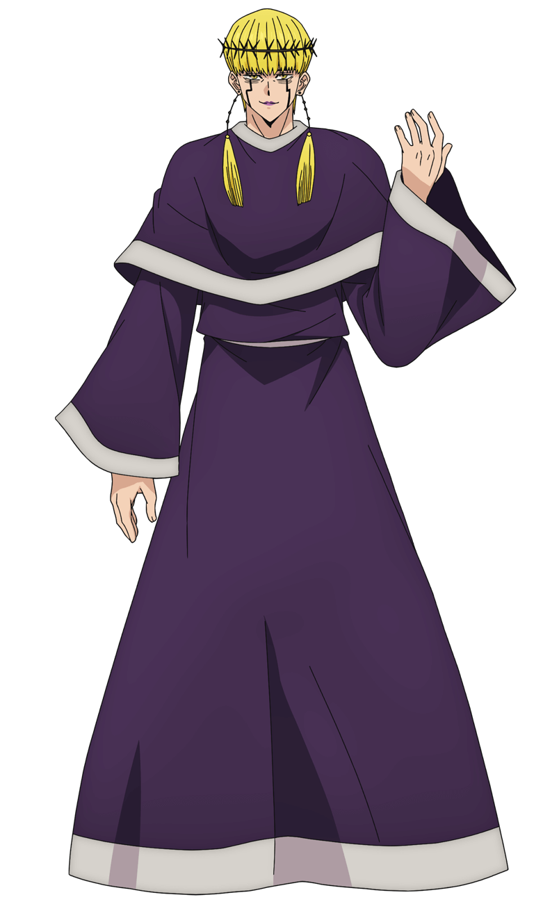 1boy, blonde_hair, cell_war, closed_mouth, hand_up, highres, long_hair, looking_at_viewer