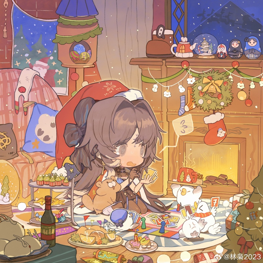 >_<, 1girl, @_@, absurdly_detailed_composition, absurdres, anger_vein, bird, black_bow