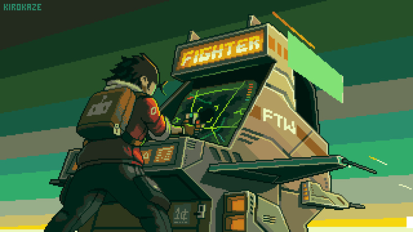 1other, aiming, aircraft, airplane, animated, animated_gif, arcade_cabinet, backpack