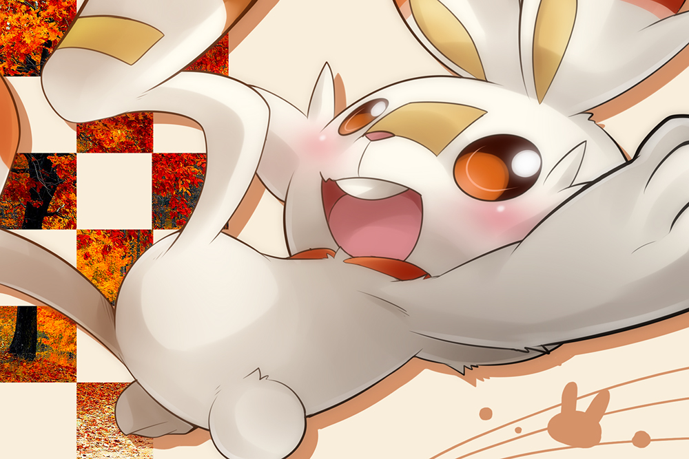 blush, gen_8_pokemon, ko-gami, nintendo, no_humans, open_mouth, pokemon, pokemon_(creature)