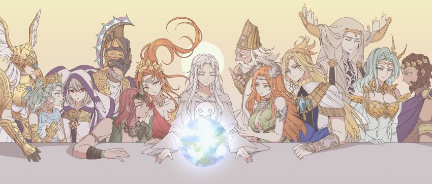 5boys, 6+girls, absurdres, althyk, armor, azeyma, byregot, circlet