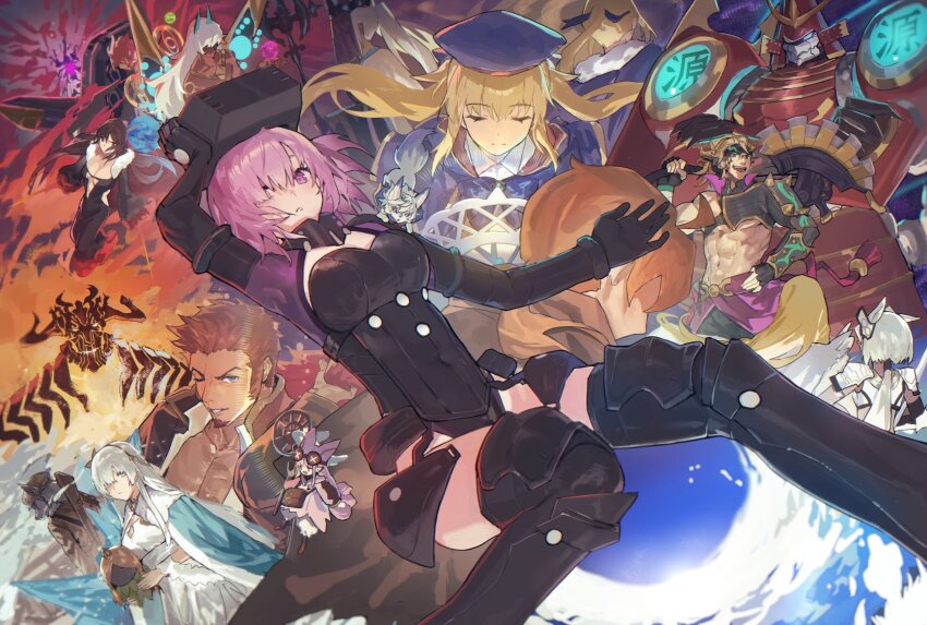 anastasia_(fate), arjuna_(fate), arjuna_alter_(fate), arjuna_alter_(first_ascension)_(fate), artoria_caster_(fate), artoria_caster_(second_ascension)_(fate), artoria_pendragon_(fate), blue_cloak