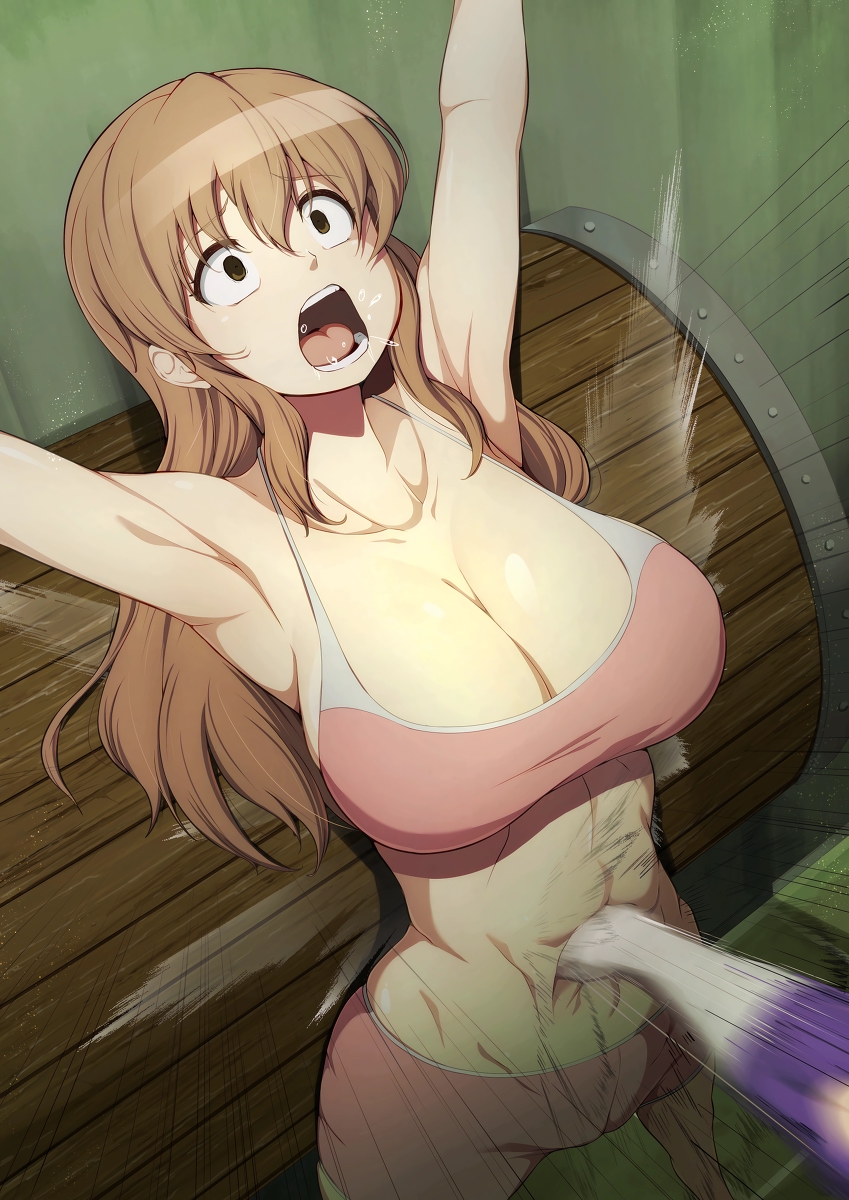 2girls, armpits, bound, defeat, ggg_(62446866), highres, mahou_shoujo_tokushusen_asuka, multiple_girls, punching, ryona, stomach_punch, tagme