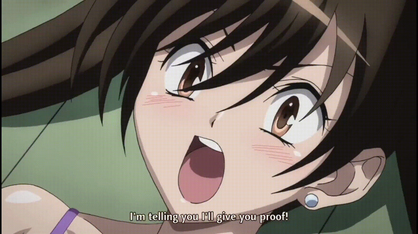 1boy, 2girls, animated, animated_gif, bra, breast_fondling, breasts, breasts_apart, grabbing_another's_breast, groping, groping_breast, highres, kakazu_chieko, kenzen_robo_daimidaler, madanbashi_kouichi, medium_breasts, multiple_girls, pervert, public_indecency, sonan_kyouko, underwear, watching