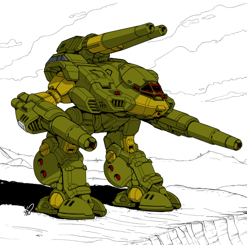 alan_blackwell, arm_cannon, battletech, cannon, choujikuu_yousai_macross, cloud, commentary, darkton-artemis