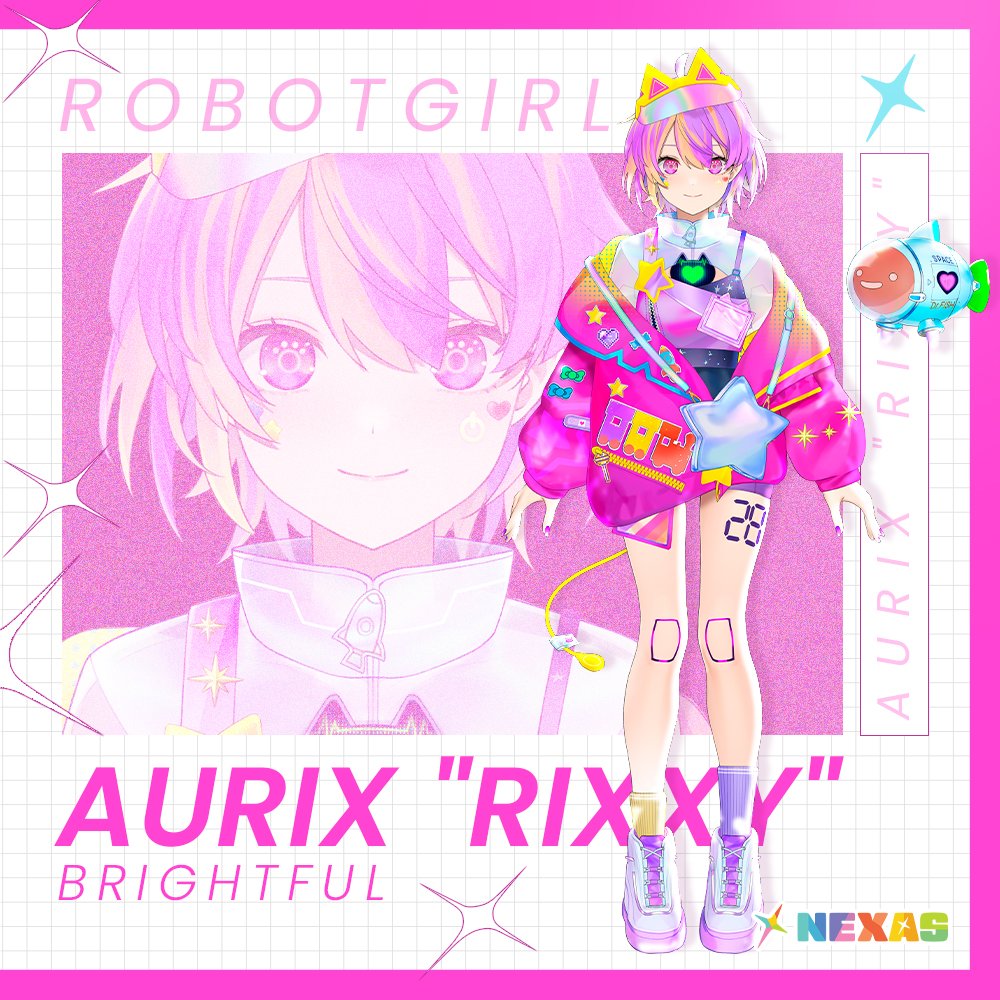 1girl, ahoge, asymmetrical_legwear, aurix_"rixxy"_brightful, blonde_hair, blue_skirt, bow, cardiogram