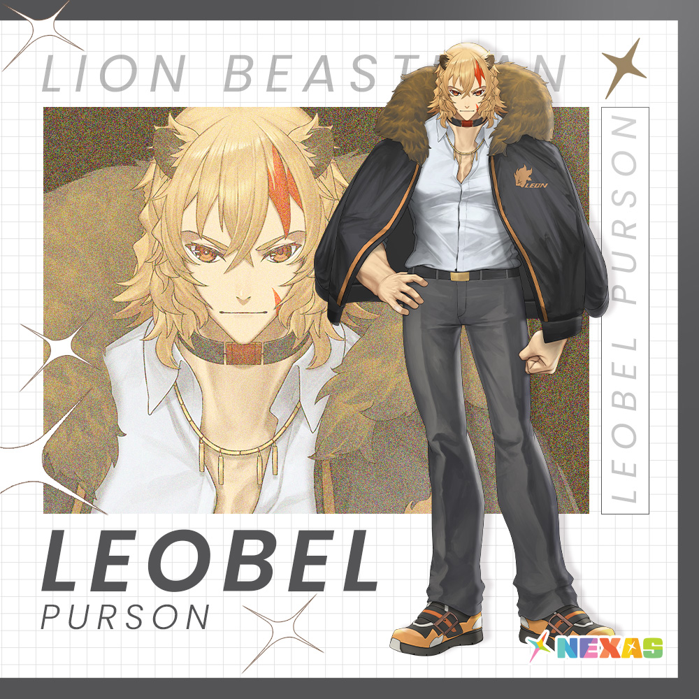 1boy, :|, animal_ears, belt, black_belt, black_choker, black_jacket, black_pants