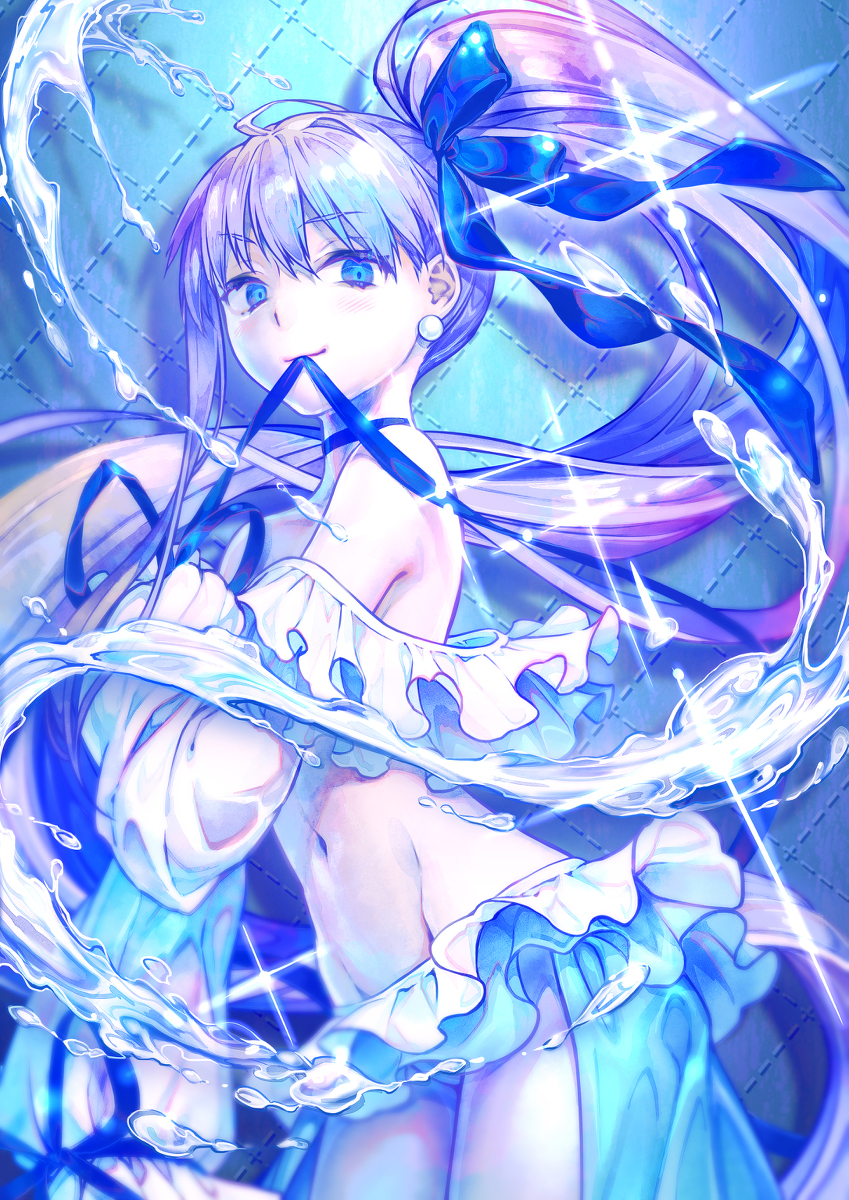 1girl, daisan_oujo, fate/grand_order, fate_(series), highres, meltryllis, meltryllis_(fate), meltryllis_(swimsuit_lancer)_(fate)