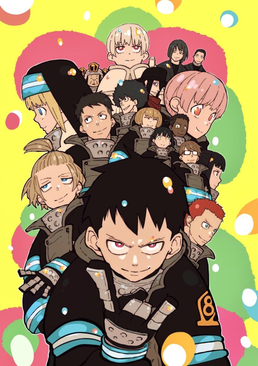 akitaru_oubi, arthur_boyle, black_hair, blonde_hair, blue_eyes, brown_hair, dark-skinned_male, dark_skin