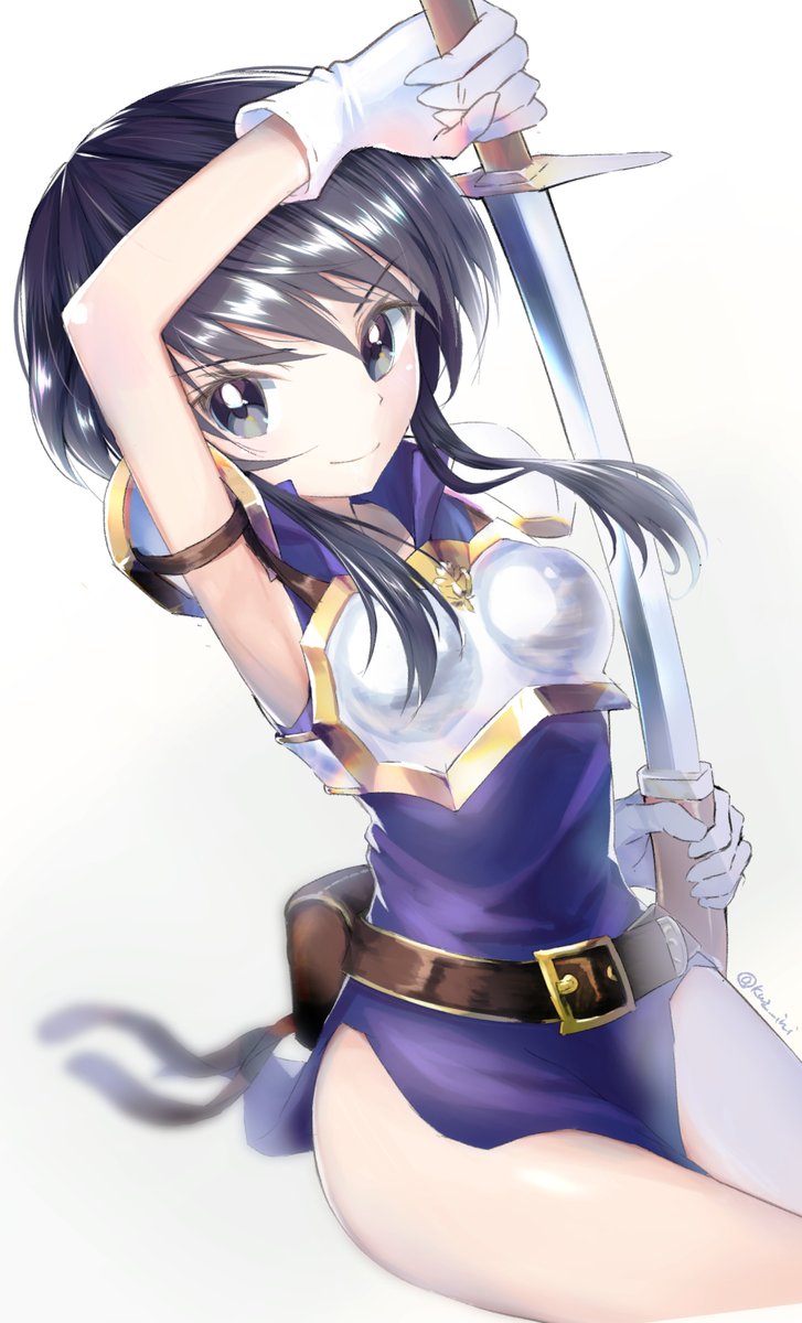 1girl, armor, armpits, belt, breastplate, fire_emblem, fire_emblem:_genealogy_of_the_holy_war, gloves