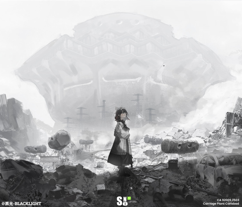 1girl, absurdres, artist_name, black_boots, black_dress, blush, book, boots