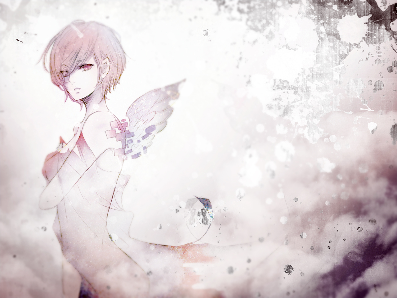 meiko, penchop, vocaloid, wings