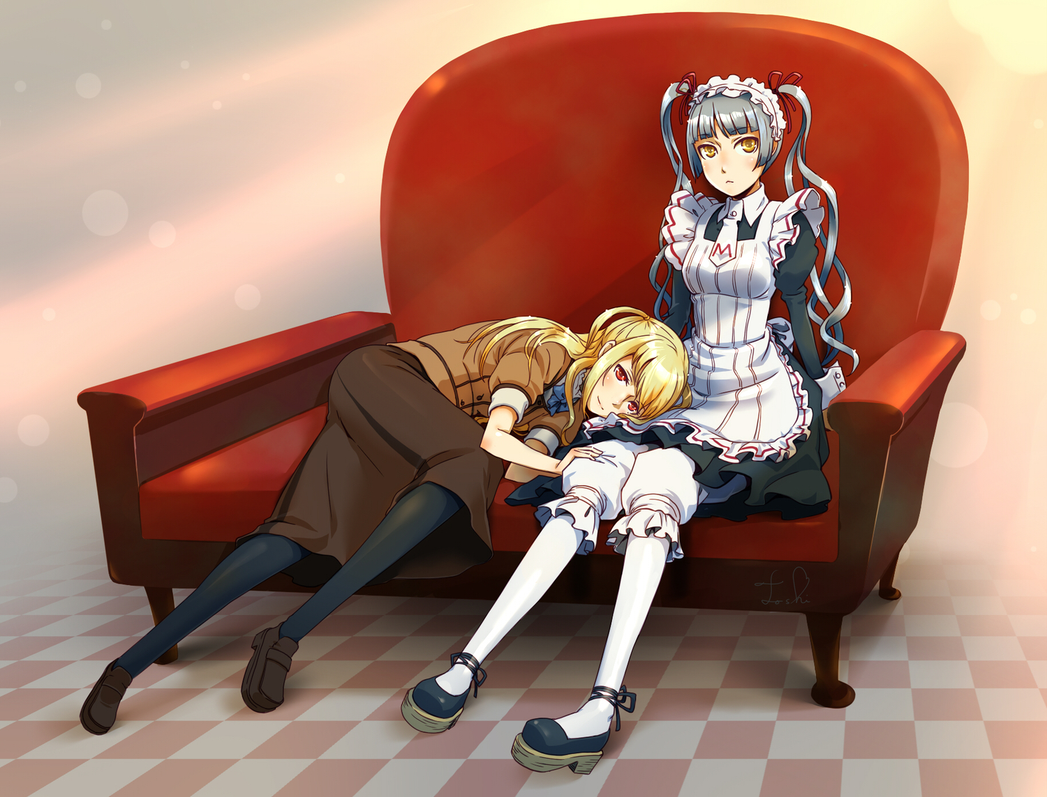 male, maria_holic, otoko_no_ko, shidou_mariya, shinouji_matsurika, toshi_punk