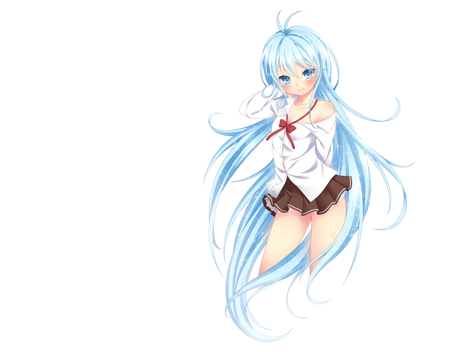 blue_eyes, blue_hair, denpa_onna_to_seishun_otoko, etou_(cherry7), touwa_erio, white