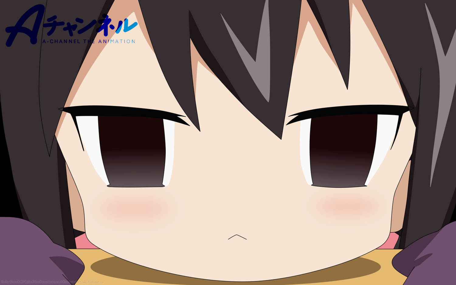 a_channel, close, ichii_tooru, transparent, vector