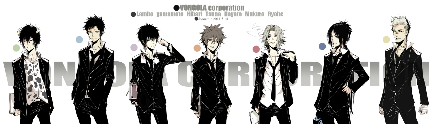 all_male, gokudera_hayato, hibari_kyouya, katekyou_hitman_reborn, lambo, male, rokudou_mukuro, sasagawa_ryohei, sawada_tsunayoshi, yamamoto_takeshi