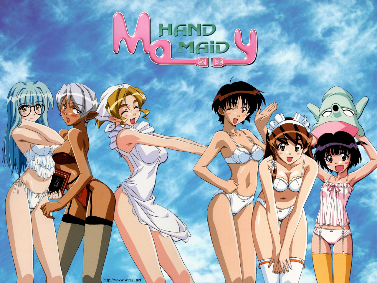 hand_maid_may, kasumi_tani, kei, kunisaki_rena, mami, may, sara, swimsuit