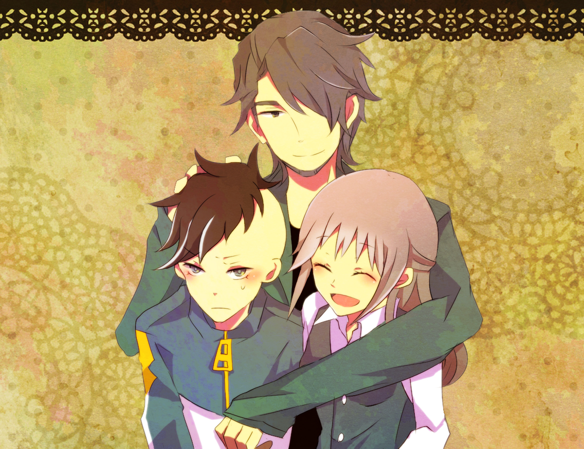 fudou_akio, inazuma_eleven, kudou_fuyuka, kudou_michiya